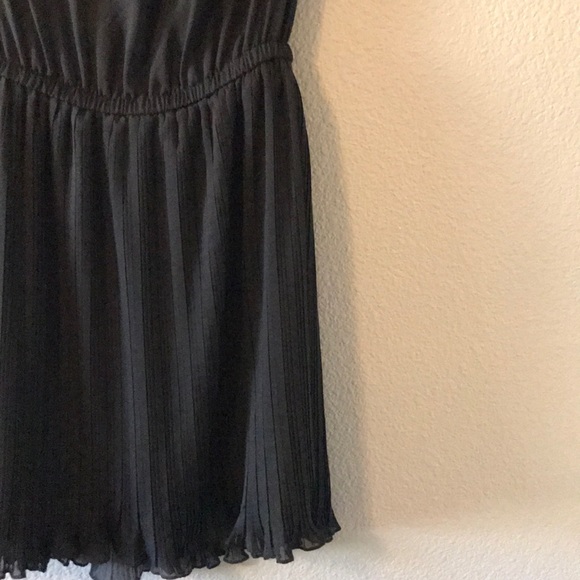 Boutique Black Cocktail Dress w/ Gold Chain Detail - Picture 3 of 6